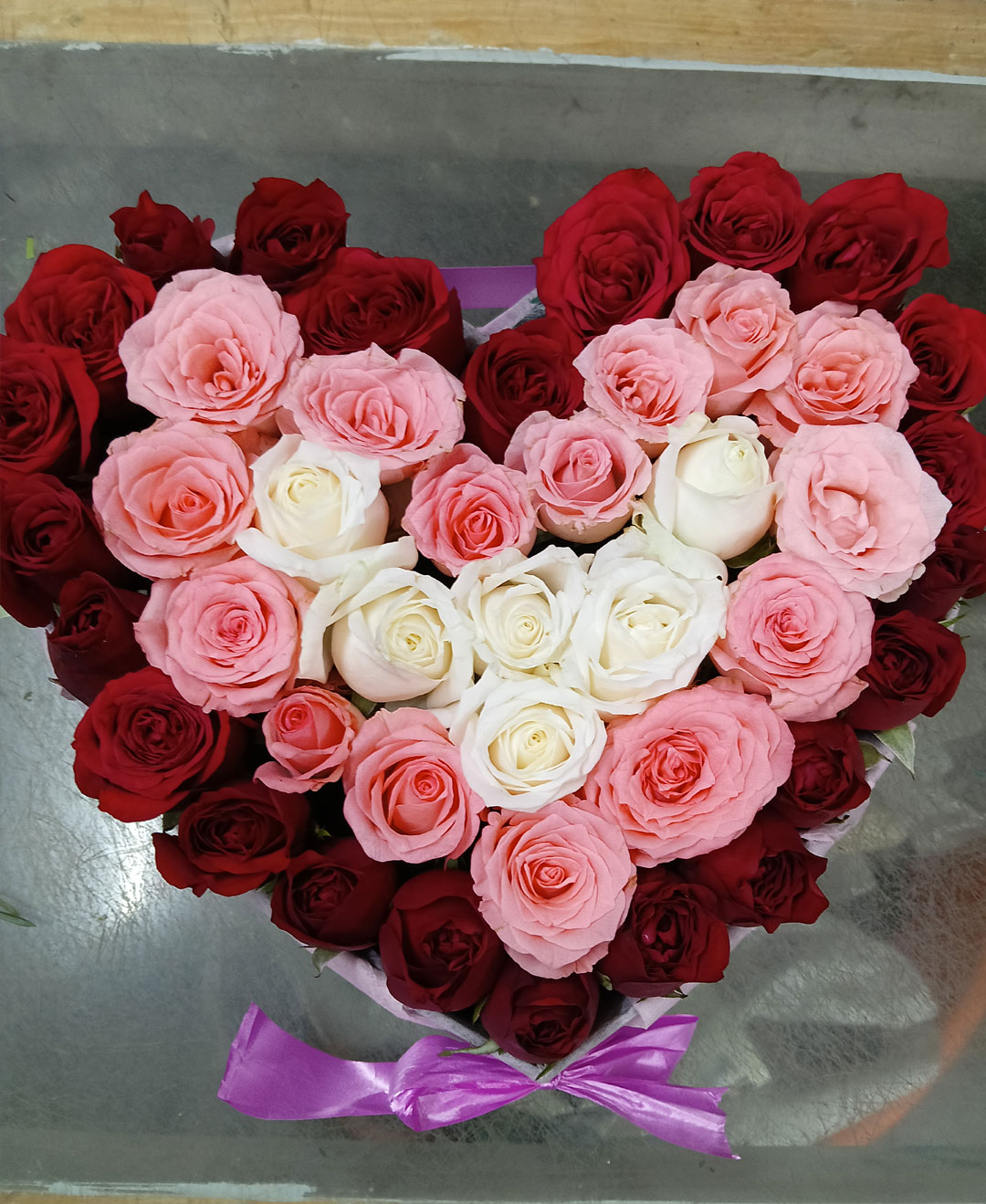 Tricolor Heart of Love