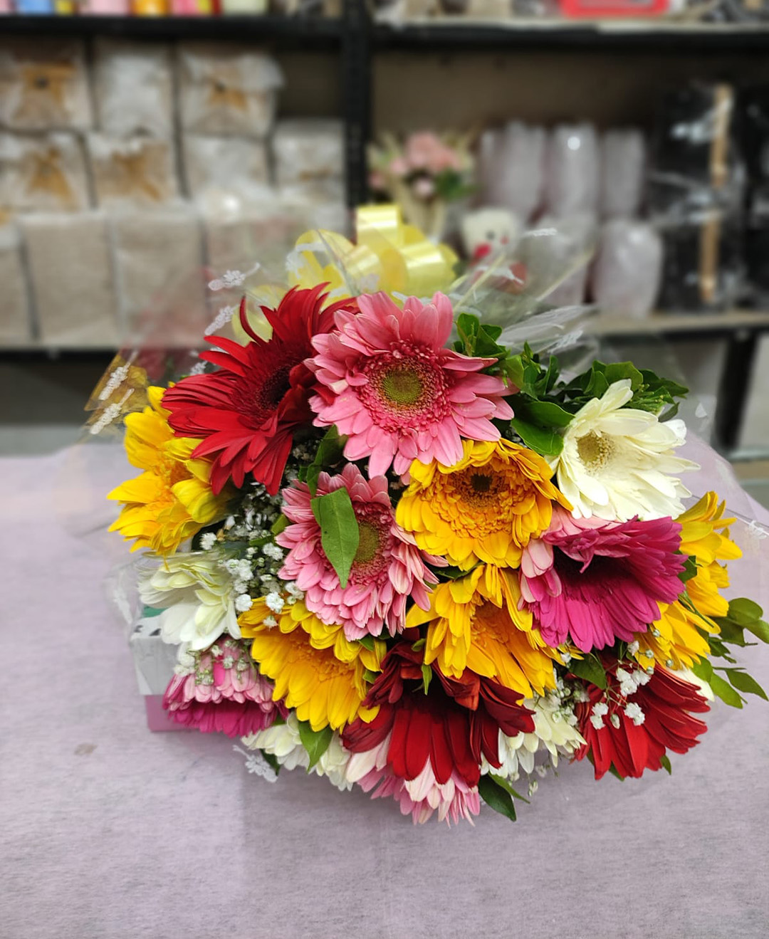18 Mixed Gerbera Bunch